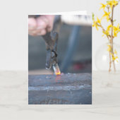 Smid op het Werk Kaart (Gele Bloem)