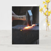 Smid op het Werk Kaart (Gele Bloem)