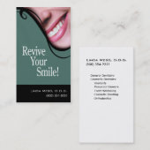 "Smile 2" Dentist Hygienist Cosmetic Dentistry Visitekaartje (Voorkant / Achterkant)