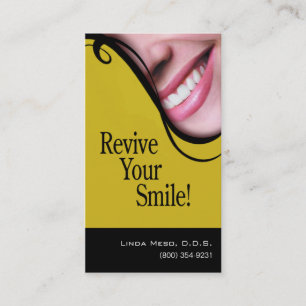 "Smile 2" Dentist Hygienist Cosmetic Dentistry Visitekaartje