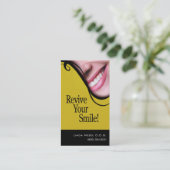 "Smile 2" Dentist Hygienist Cosmetic Dentistry Visitekaartje (Staand voorkant)