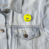 Smile Afbeelding, DoverBraces.com, "Dr. Z" Ronde Button 3,2 Cm (In situ)