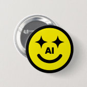 Smile AI™ Knop Ronde Button 5,7 Cm (Voorkant /achterkant)