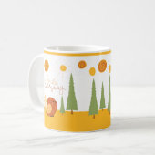 Smile Alleday Boho Bird Sun Cute Koffiemok (Voorkant links)