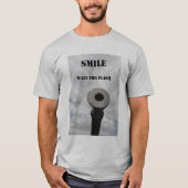 smile and waitt for flash t-shirt (Voorkant)