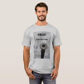smile and waitt for flash t-shirt (Voorkant volledig)