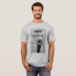 smile and waitt for flash t-shirt