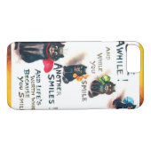 Smile Awhile, Black Cat, Louis Wain Case-Mate iPhone Case (Achterkant (Horizontaal))
