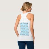 Smile-bella stroomtanktop tanktop (Volledige Achterkant)