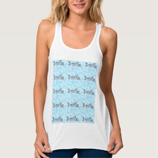 Smile-bella stroomtanktop tanktop (Voorkant)