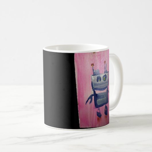 Smile Bot Coffee Mok (Voorkant rechts)