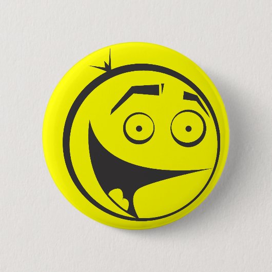Smile Boy Ronde Button 5,7 Cm (Voorkant)