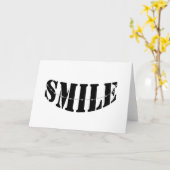 Smile Braces Wenskaart Kaart (Gele Bloem)