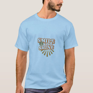 "Smile Brings Shine" Inspirerend T-shirt