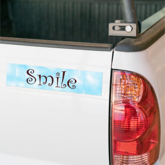 Smile-bumper sticker (Op Truck)