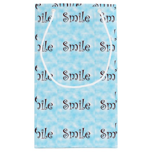 Smile-cadeautas Klein Cadeauzakje (Achterkant)