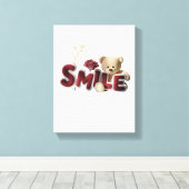 Smile Canvas Afdruk (Insitu (Houten vloer))