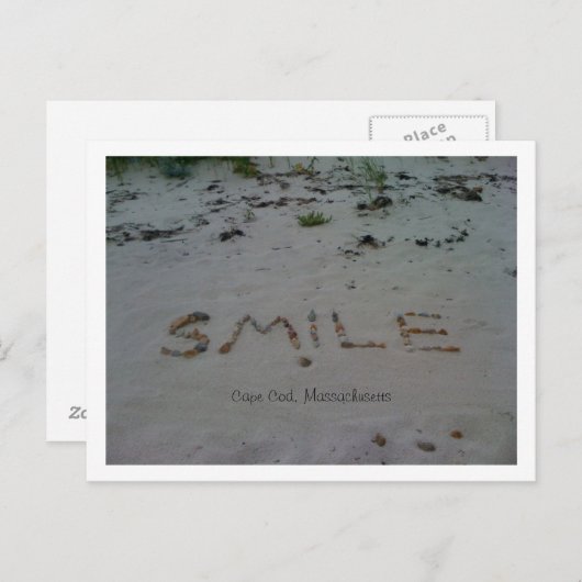Smile Cape Cod Beach Briefkaart (Voorkant / Achterkant)