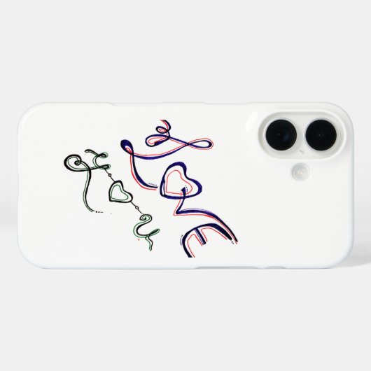 smile Case-Mate iPhone case (Achterkant (horizontaal))