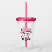 Smile Cat Acryl Drinkbeker (Voorkant)