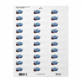 SMILE CAT-REURN-ADRESETIKETTEN ETIKET (Full Sheet)