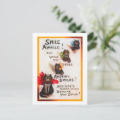 Smile Cats, Louis Wain Briefkaart (Staand voorkant)