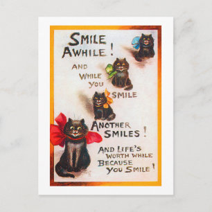 Smile Cats, Louis Wain Briefkaart