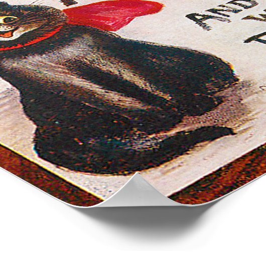 Smile Cats, Louis Wain Poster (Hoek)