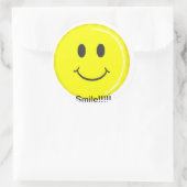 Smile cirkel Sticker (Tas)