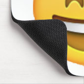 Smile Closed Eyes - Emoji Muismat (Hoek)