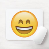 Smile Closed Eyes - Emoji Muismat (Met muis)