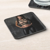 Smile Corner harde plastic onderzetters (Linkerzijde)