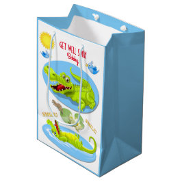 Smile Crocodile krijgt goed Medium Cadeauzakje