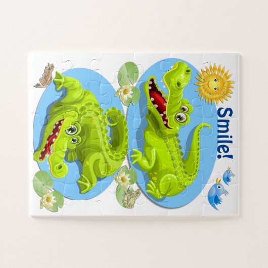 Smile Crocodile! Legpuzzel (Horizontaal)