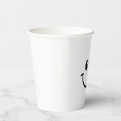 Smile cup papieren bekers (Rechts)