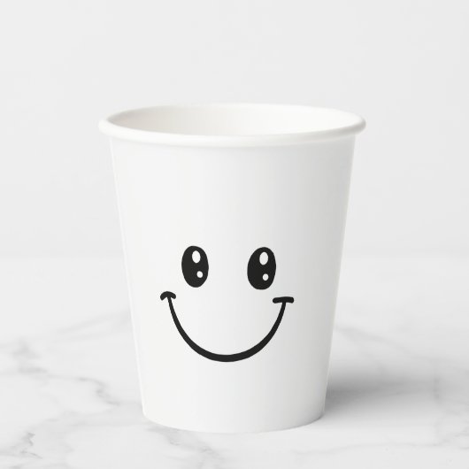 Smile cup papieren bekers (Voorkant)