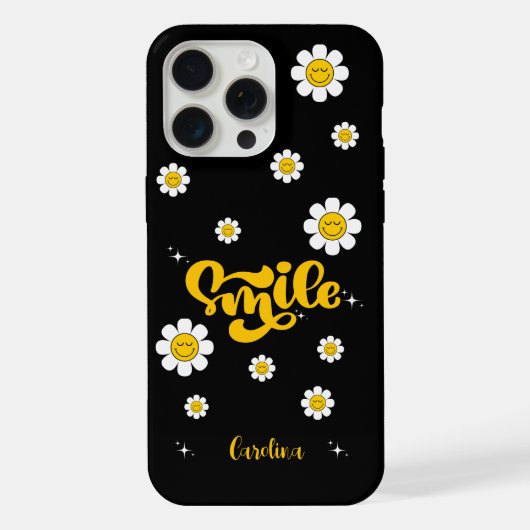 Smile Daisy tuin  iPhone Hoesje (Achterkant)