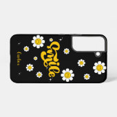 Smile Daisy tuin  Samsung Galaxy Hoesje (Achterkant horizontaal)