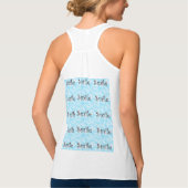 Smile-damesbuikstroomtank bovenaan tanktop (Achterkant)