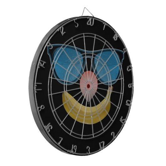 Smile Dartboard Dartbord (Voorkant Links)