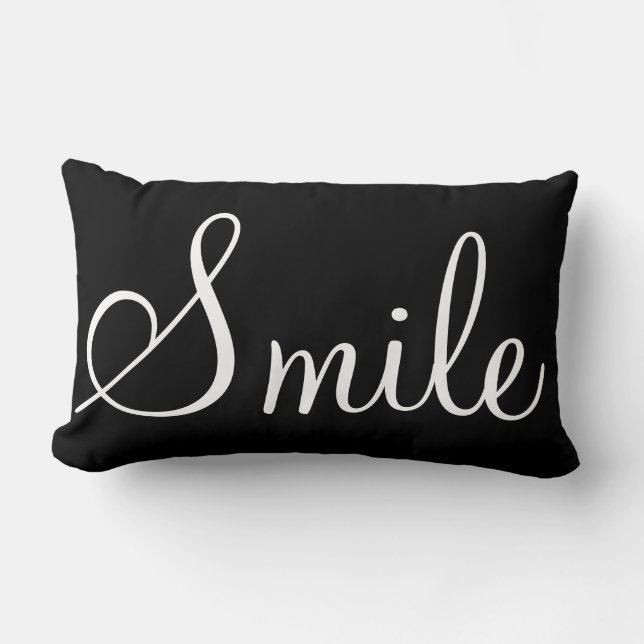 SMILE - decoratieve kussen (Voorkant)