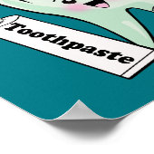 Smile Dentist Kantoor Tooth Art Poster (Hoek)