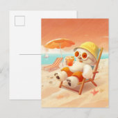Smile Dog - Beach Mode On Aankondigingskaart (Voorkant / Achterkant)
