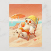 Smile Dog - Beach Mode On Aankondigingskaart (Voorkant)