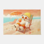 Smile Dog - Beach Mode On Deurmat (Voorkant)