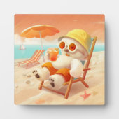 Smile Dog - Beach Mode On Fotoplaat (Voorkant)