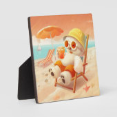 Smile Dog - Beach Mode On Fotoplaat (Voorkant)