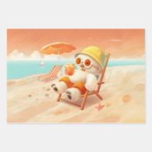 Smile Dog - Beach Mode On Inpakpapier Vel (Voorkant 3)