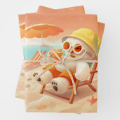 Smile Dog - Beach Mode On Inpakpapier Vel (In situ)