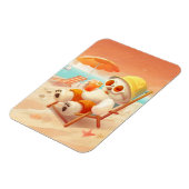 Smile Dog - Beach Mode On Magneet (Linkerzijde)